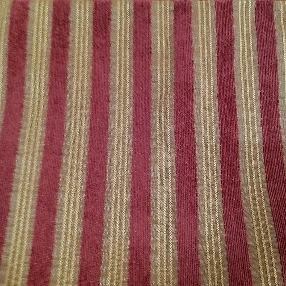 Restoration Hardware Chenille Stripe Lumbar Pillow + Insert  SINGLE 12